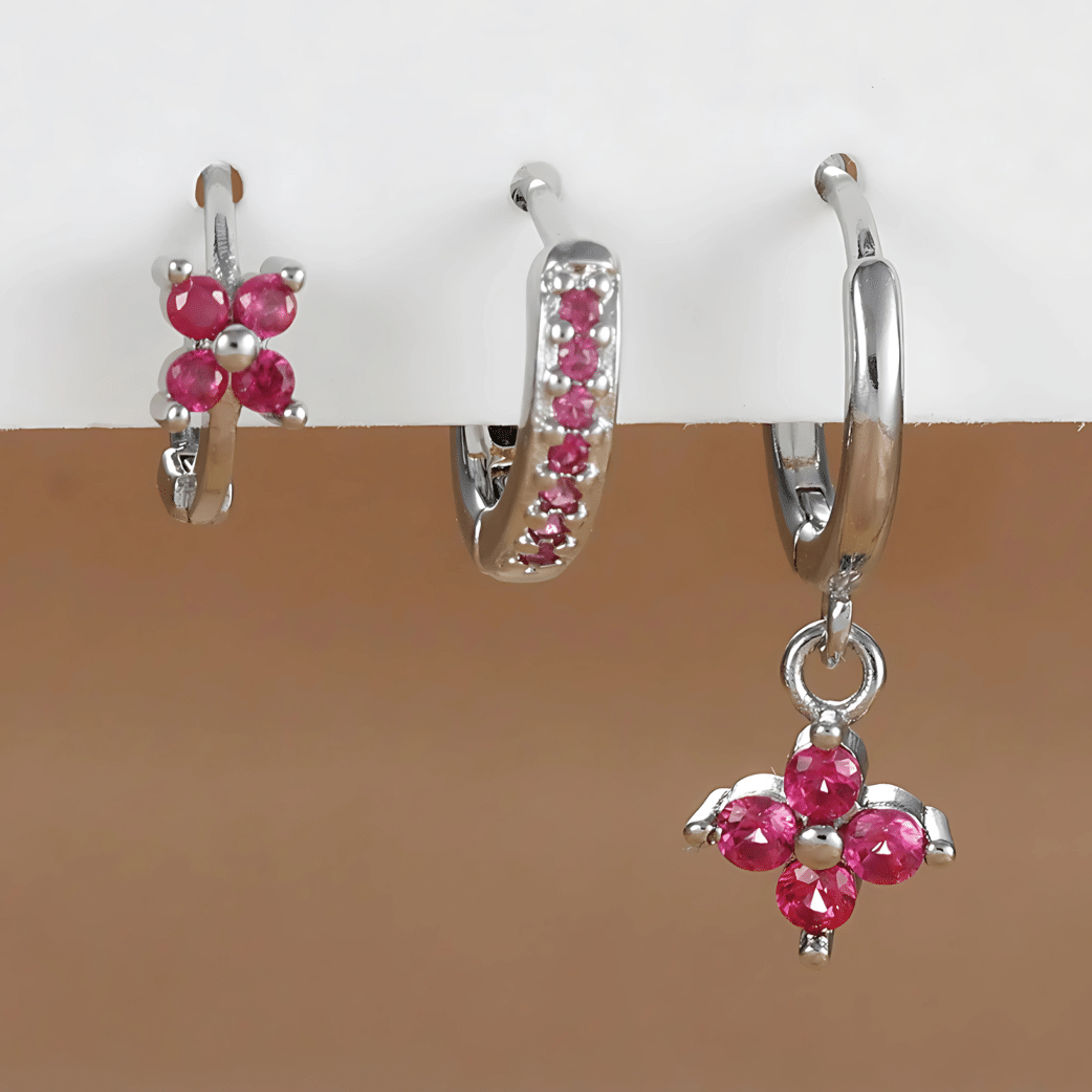 Triangle Earrings Set