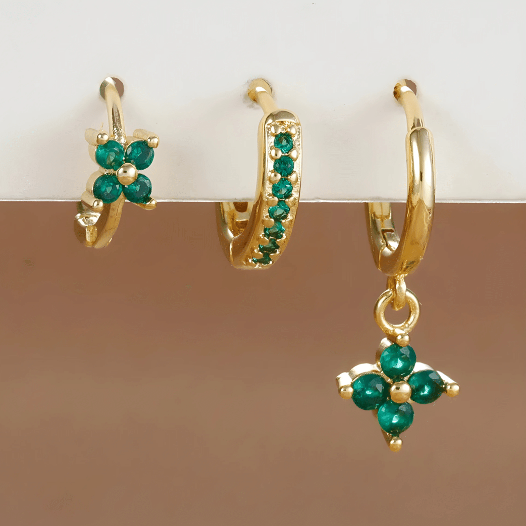 Triangle Earrings Set
