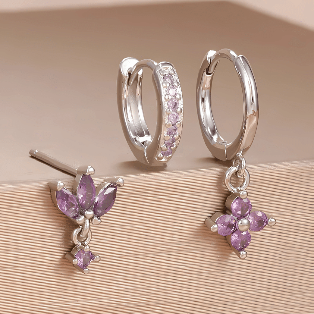 Triangle Earrings Set