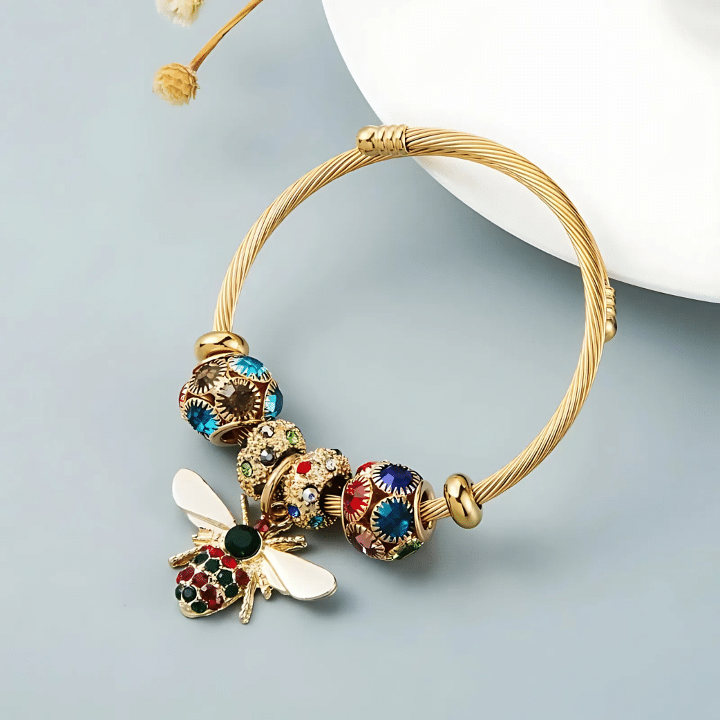 Crystal Bee Bracelet