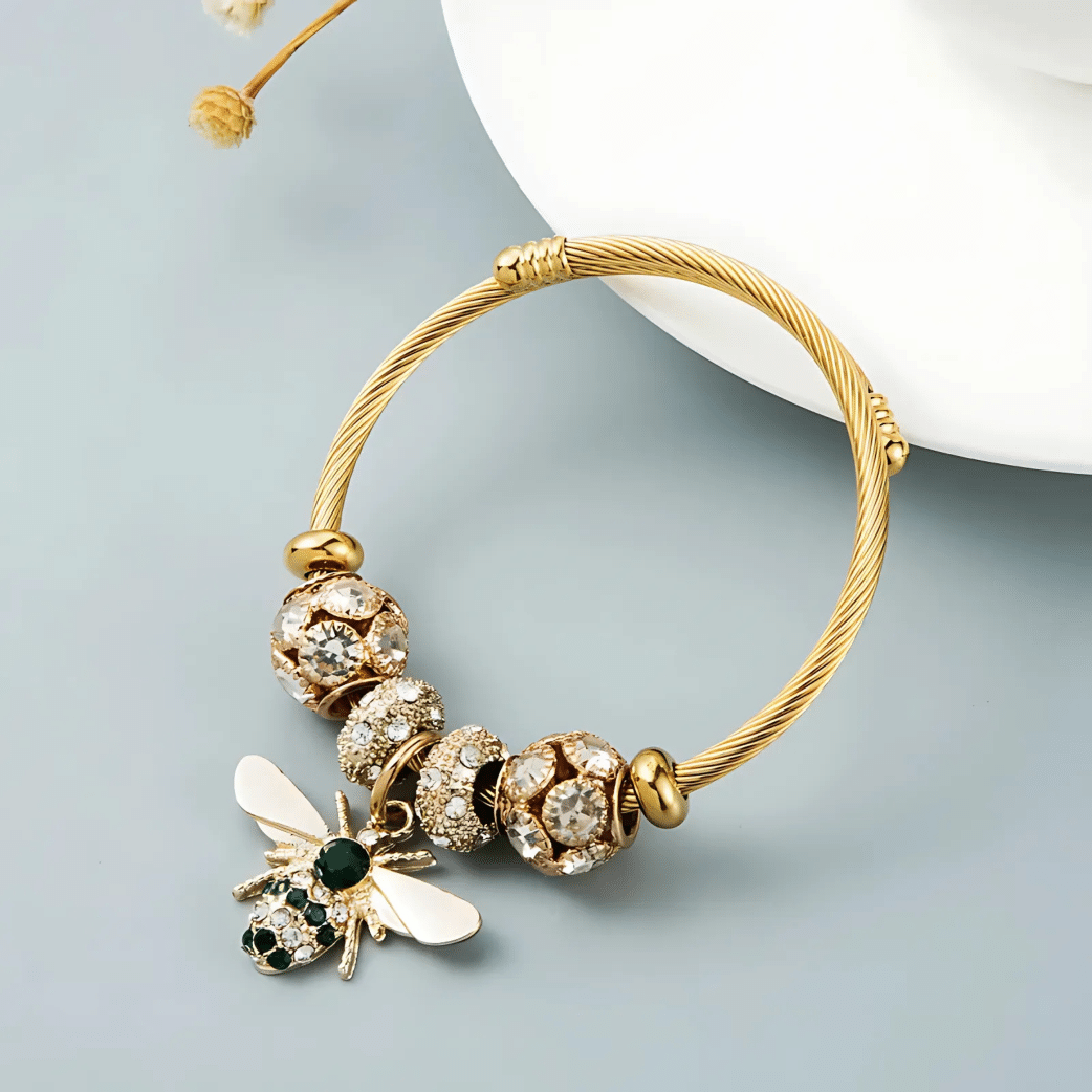 Crystal Bee Bracelet