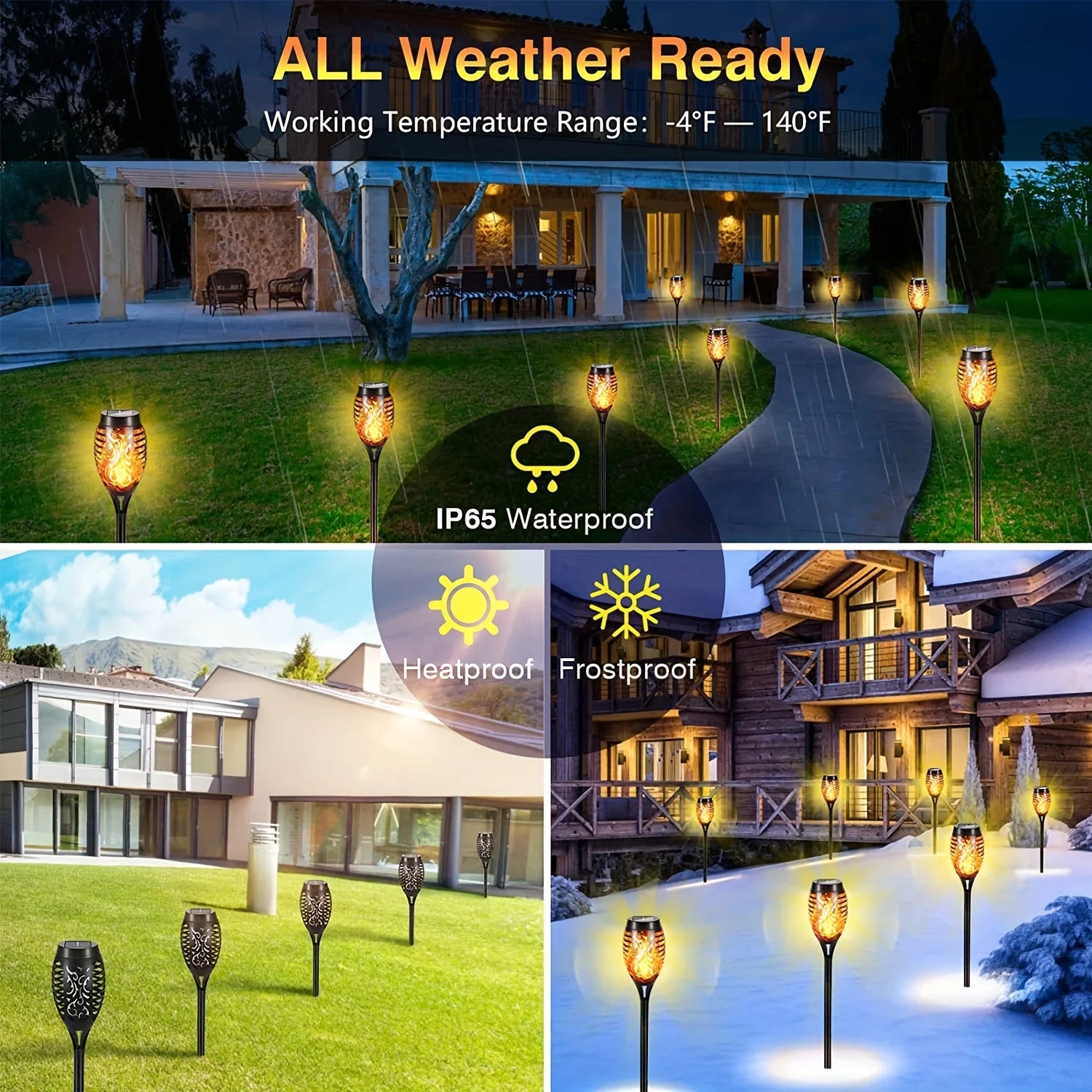 Solar Flame Light