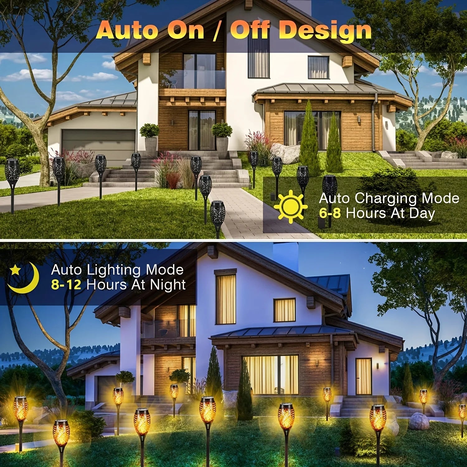 Solar Flame Light