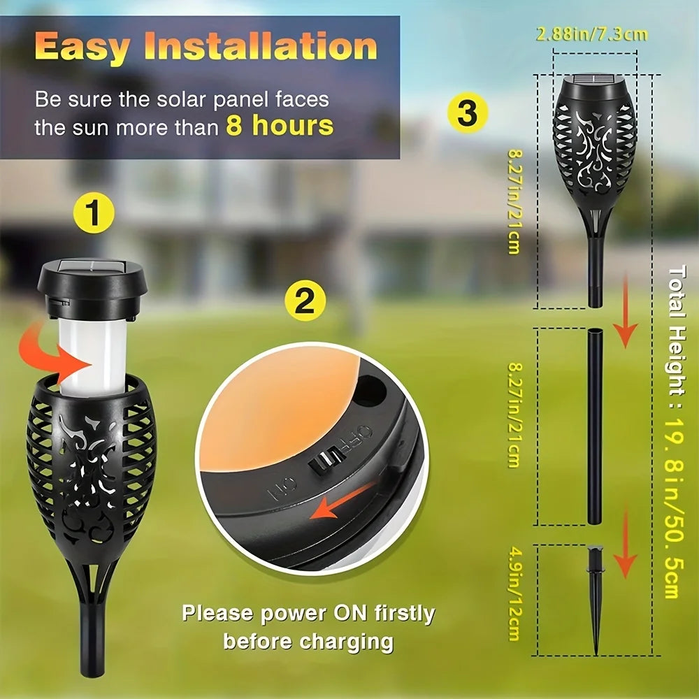 Solar Flame Light